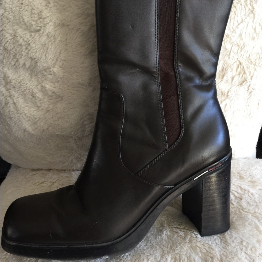 Tommy Hilfiger Leather Boot